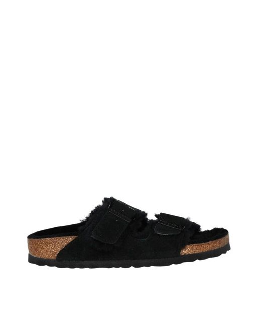 Birkenstock Black Sliders