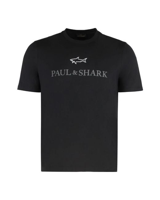 Paul & Shark T-Shirts in het Black voor heren