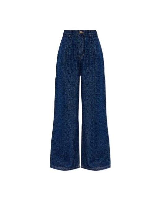 Munthe Jeans ,Blauw ,Denim Ronan Jeans in het Blue