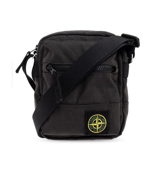 Stone Island Schultertasche in Black für Herren