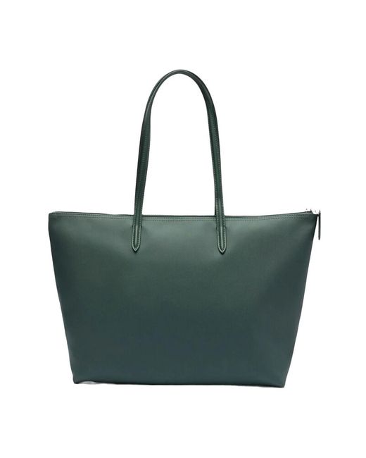 Lacoste Green Large Zip Tote