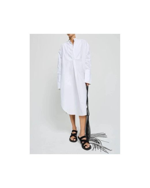 Laurence Bras White Shirt Dresses