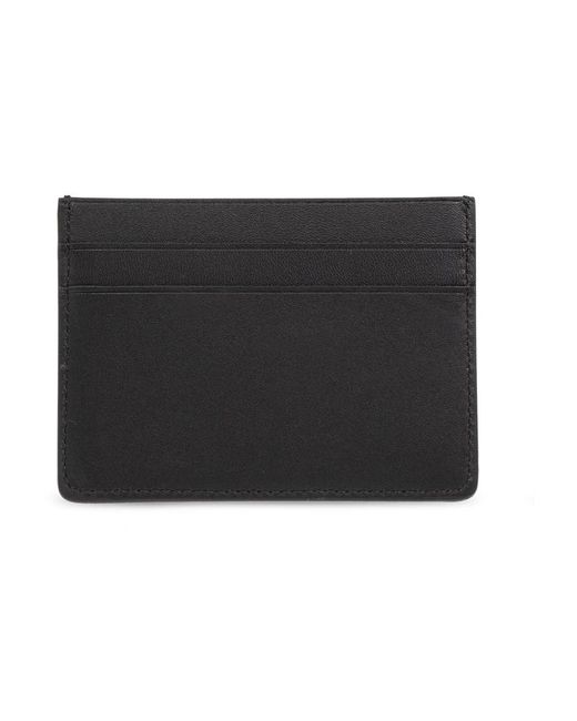 Jil Sander Accessoires ,Zwart ,Leer Leren Kaarthouder in het Black voor heren