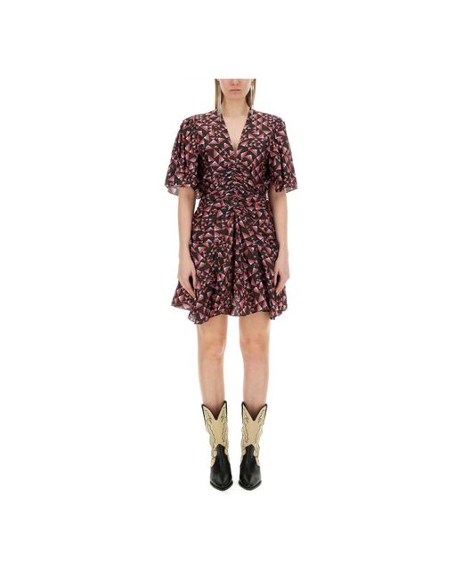 Isabel Marant Red Short Dresses