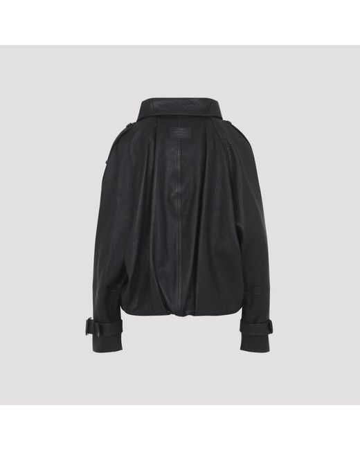 Leather Jackets Acne de color Black