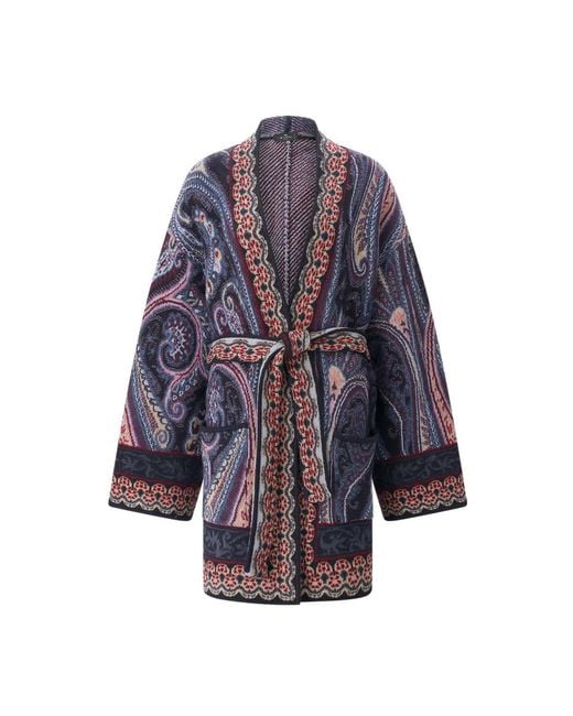 Etro Blue Kimonos