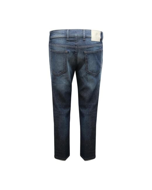 Denim Jeans Pt01 Skinny Fit PT01 Slim-Fit Jeans In Blue For Men