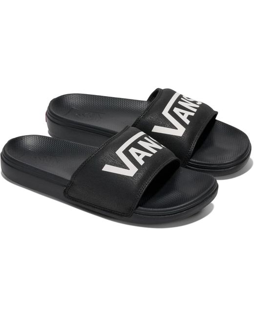 Sliders di Vans in Black da Uomo