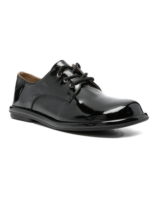 Linda Baumann Black Laced Shoes