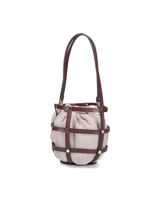 Bags > shoulder bags Staud en coloris Brown