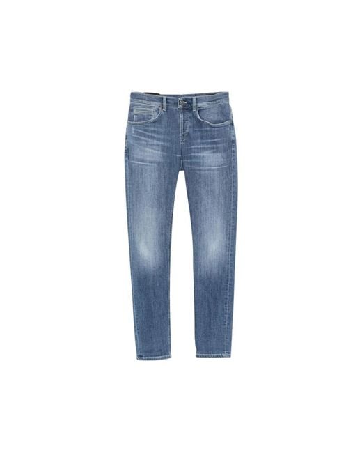 Dondup Blue Straight Fit Jeans for men