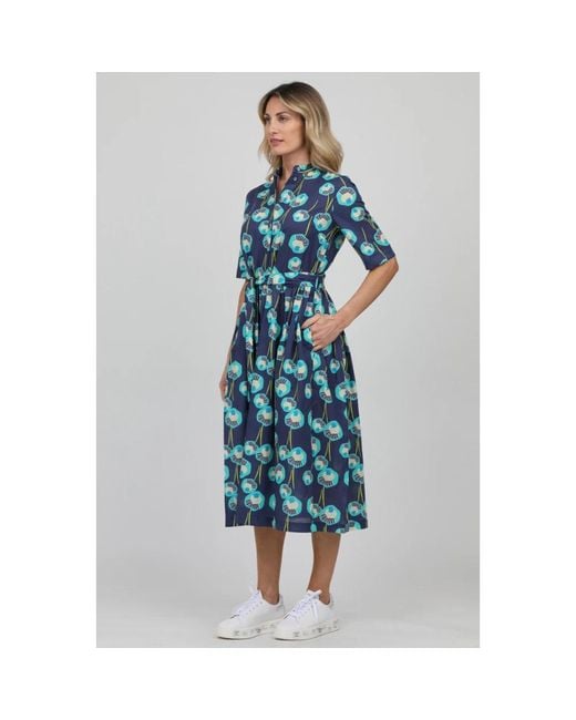 Caliban Blue Midi Dresses