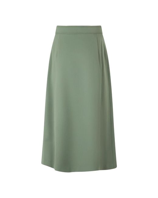 Alberta Ferretti Green Midi Skirts