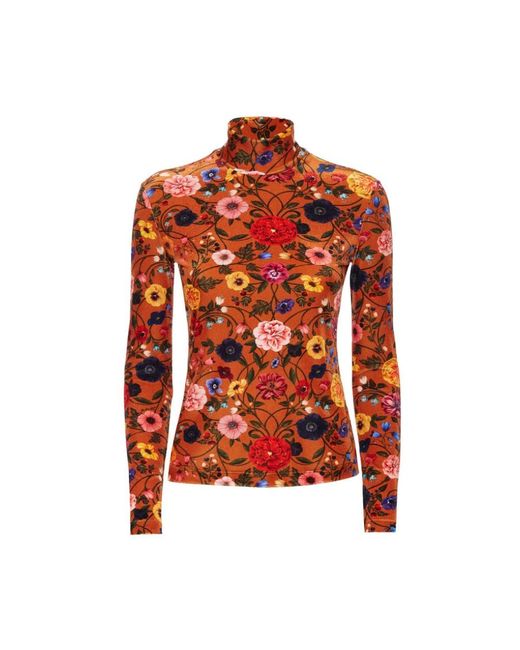 LaDoubleJ Tops ,Veelkleurig ,Turtleneck in het Red