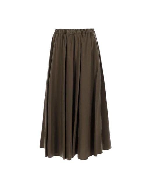 Aspesi Brown Midi Skirts