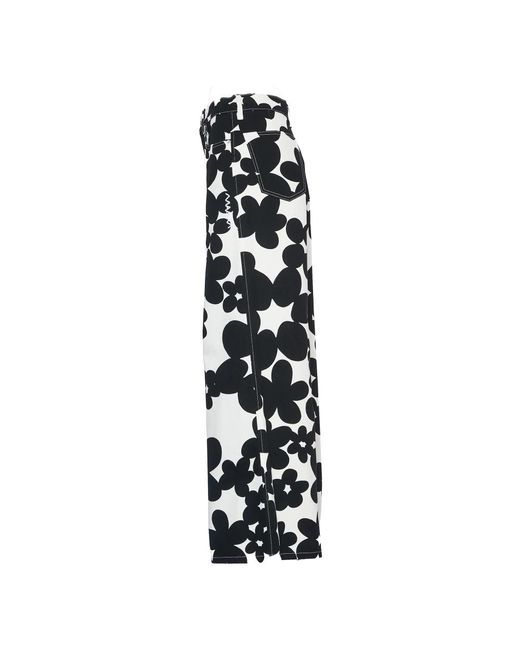 Marni Black Wide Trousers