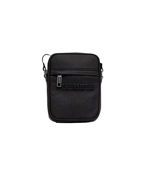 Karl Lagerfeld Black Cross Body Messenger for men