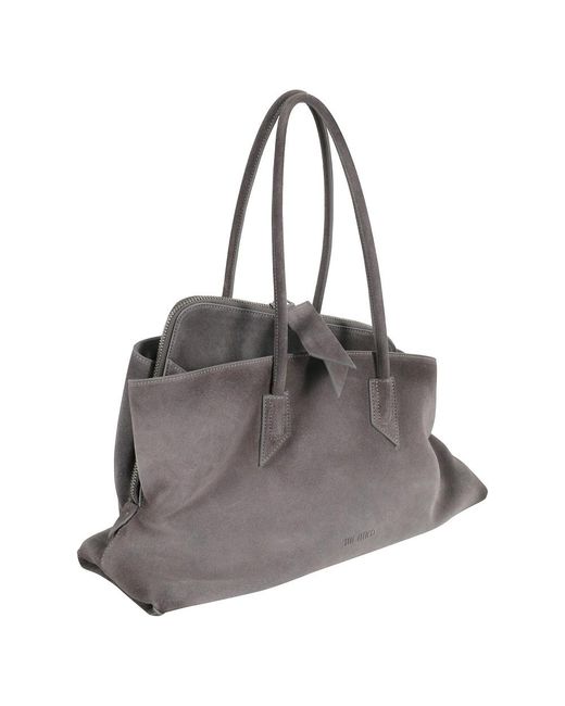 The Attico Gray Shoulder Bags