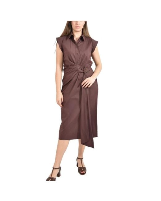 Marella Brown Midi Dresses