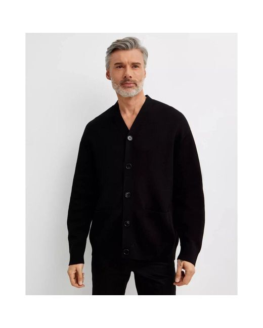 Cardigans di Burberry in Black da Uomo