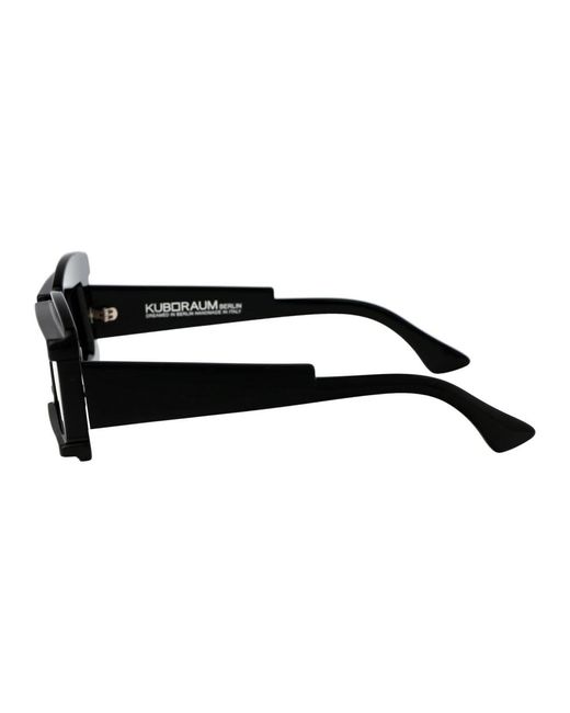 Kuboraum Black Stylische sonnenbrille maske x21