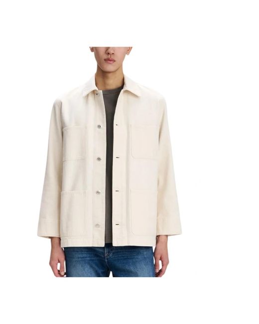 A.P.C. Natural Denim Jackets for men