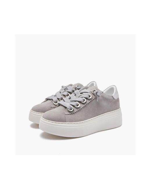 Emanuélle Vee Gray Sneakers