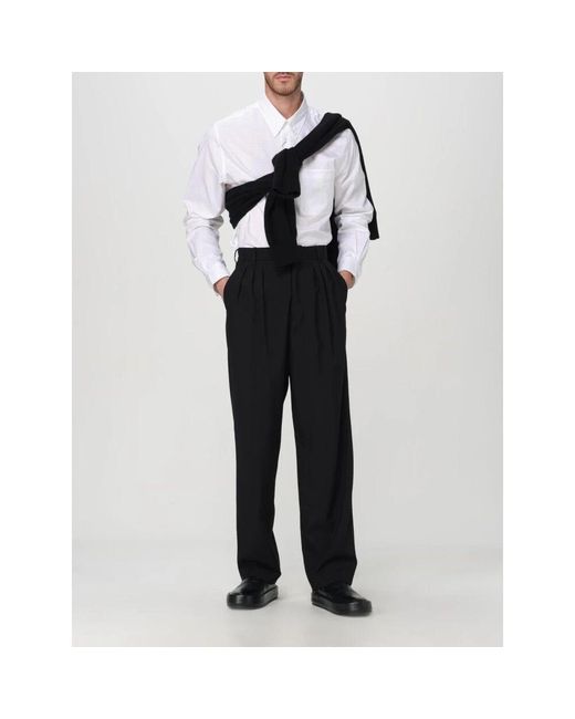 KENZO Geometrisches Muster Klassisches Hemd in White für Herren