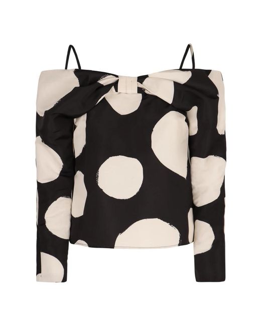 Long Sleeve Tops di Nina Ricci in Black