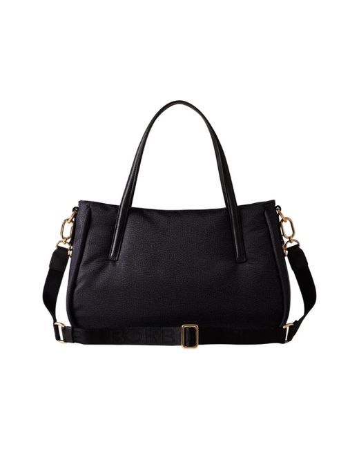 Borbonese Black Shopping Bags