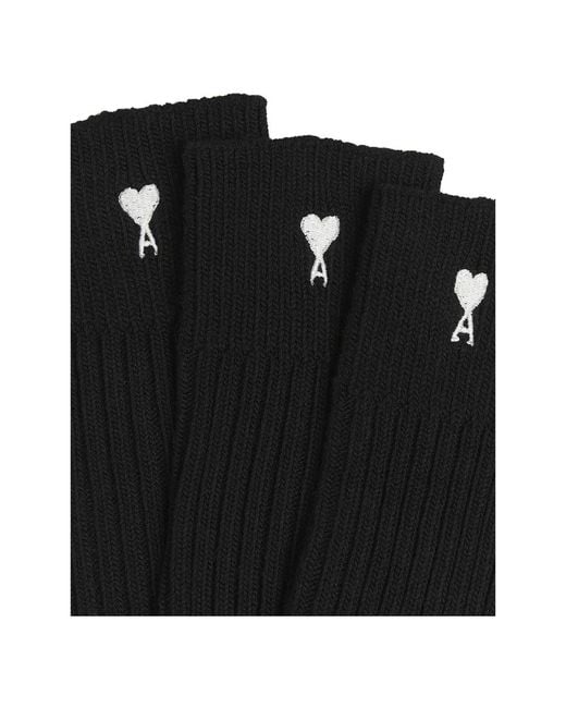Socks AMI de hombre de color Black