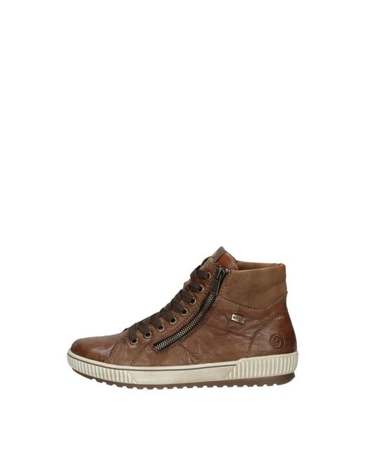 Remonte Brown Schnürstiefel
