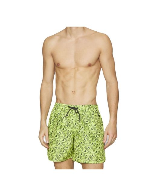 Beachwear EA7 de hombre de color Green