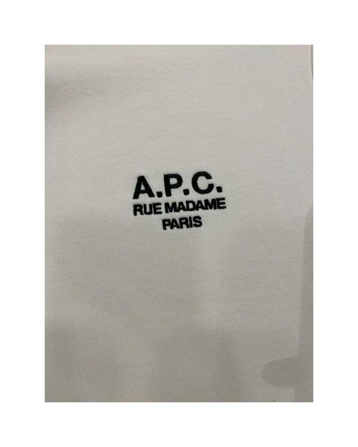 Hoodies di A.P.C. in Gray da Uomo