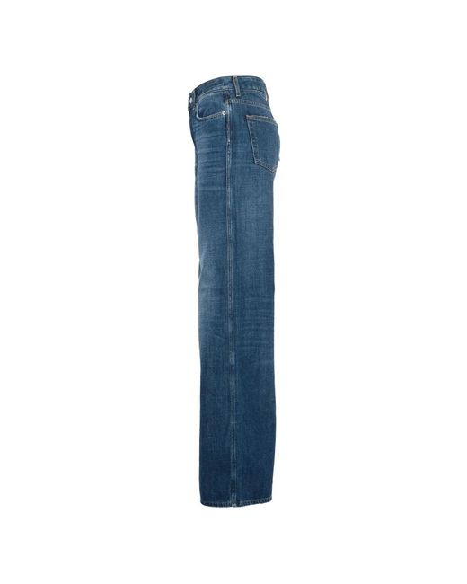 Department 5 Wide Leg Jeans Azzurro Ss25 in het Blue