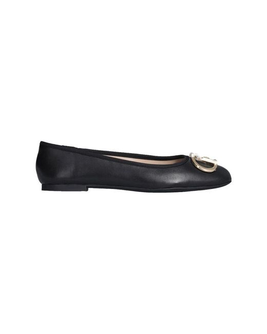 Liu Jo Black Leder Ballerina Dafne 04