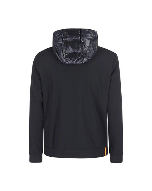 Rrd Winter Duck Hood Zip Jacket in het Black voor heren