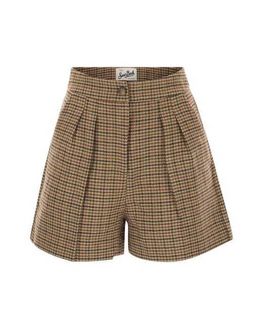Mc2 Saint Barth Natural Casual Shorts