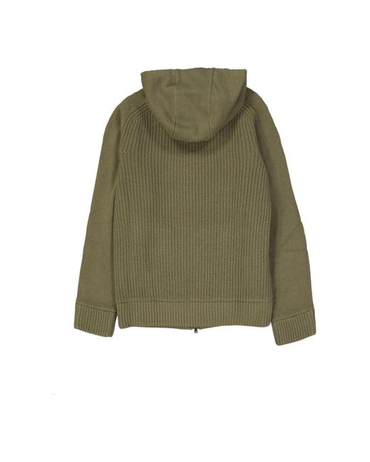 Herno Jassen ,Groen ,Wol Reversible Bomber Jacket in het Green voor heren