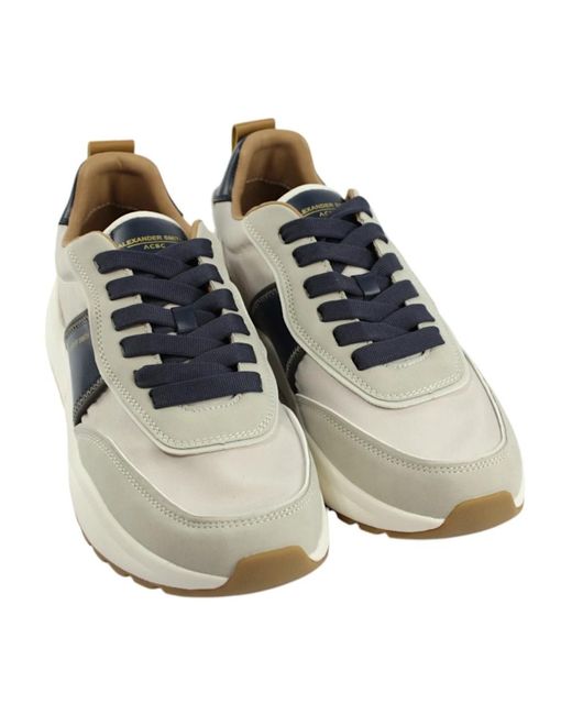 Alexander Smith Blue Sneakers for men