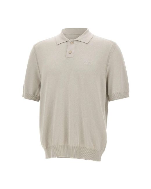 HUGO Gray Round-Neck Knitwear for men