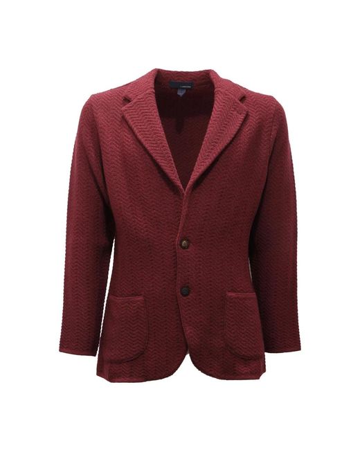Blazers di Lardini in Red da Uomo