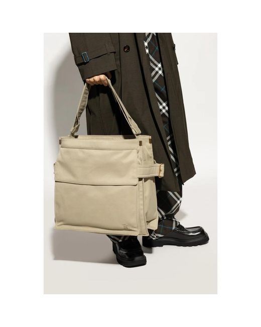 Tote Bags di Burberry in Natural da Uomo