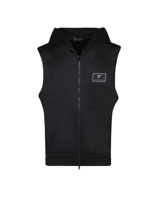 Giuseppe Zanotti Black Vests for men