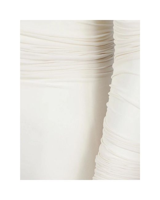 Wolford Sheer Drape String Body in het White