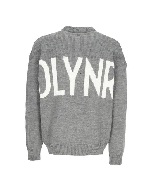 DOLLY NOIRE Sweater Logo in Gray für Herren