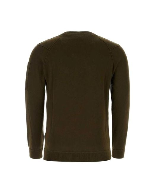 C P Company Stijlvolle Maglia Shirt in het Green voor heren