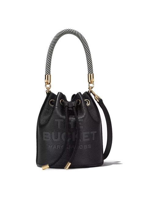 Borsa secchiello pelle nera sale