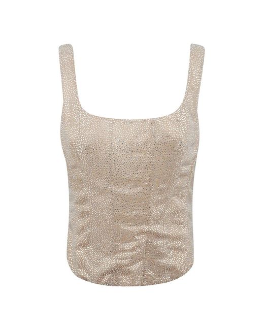 GIUSEPPE DI MORABITO Sleeveless Tops in het Gray