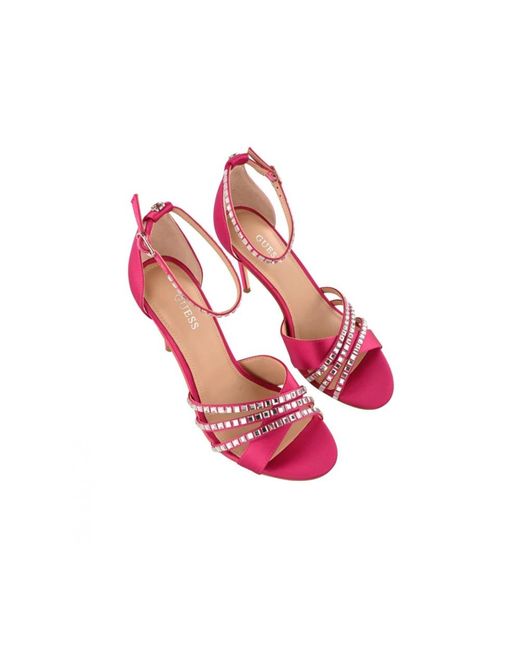Guess Pink High Heel Sandals
